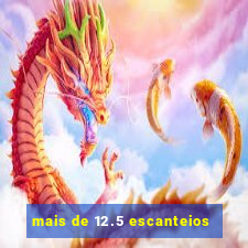 mais de 12.5 escanteios